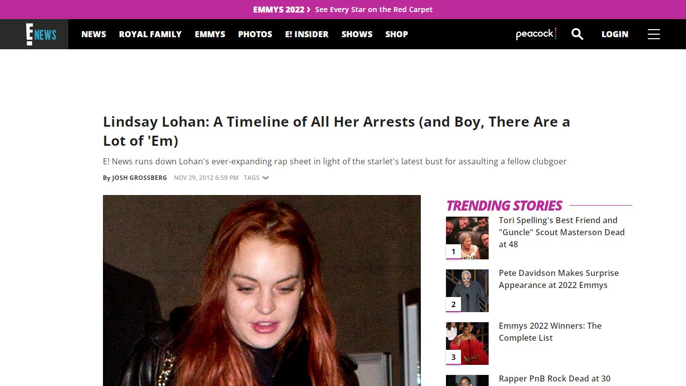 Lindsay Lohan: A Timeline of All Her Arrests - E! Online